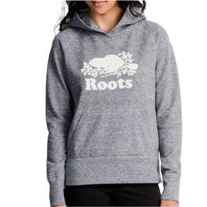 Roots Hoodie Size Small Grey Salt & Pepper Canada